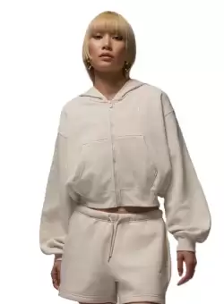 Bluza cu fermoar Nike W J BRK FLC FZ MOD CROP