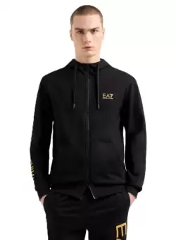 Bluza cu fermoar EA7 M HOODIE FZ EXTENDED LOGO CC