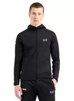 Bluza cu fermoar EA7 M HOODIE FZ PL ST