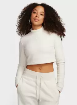 Bluza Nike W Nsw Phoenix PLSH LS crop top
