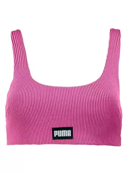 Costum de baie Puma Swim Women Ribbed Scoop