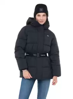 Geaca Calvin Klein BELTED MIDWEIGHT PUFFER