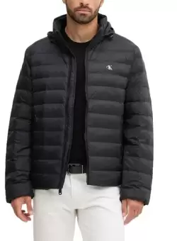 Geaca Calvin Klein LS NYLON LT WT HOODED FZPUFFER