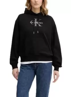 Hanorac Calvin Klein LS MONOLOGO FRENCH TERRY PO HOOD