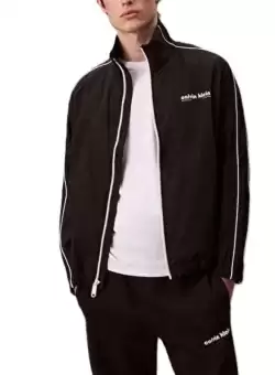 Jacheta Calvin Klein LS CRNKL STND CLLR T