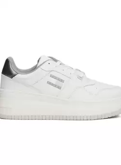 Pantofi sport Tommy Hilfiger TJW RETRO BASKET FLATFORM METAL