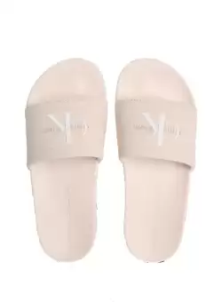 Papuci Calvin Klein SLIDE MONOGRAM WN LOGO CK