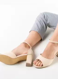 Sandale dama Denva Bej
