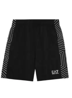 Sort EA7 BOY BERMUDA GRAPHIC COFT