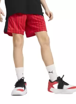 Sort Puma Rival Rage Heritage Mesh Shorts B