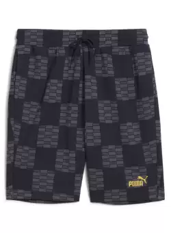 Sort Puma UNITED AOP Shorts 10" TR