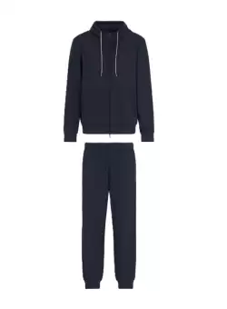 Trening EA7 M T-SUIT HOODIE FZ CH BR