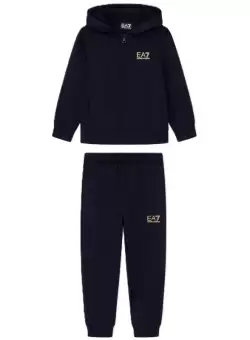 Trening EA7 TRAIN CORE ID BOY T-SUIT HOODIE FZ CH COFT CC