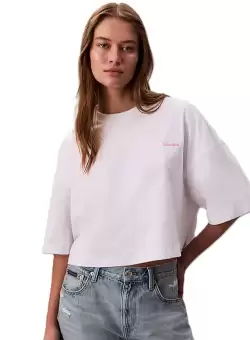 Tricou Calvin Klein SS HVY JERSEY FASHION CROP TEE