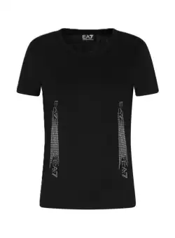 Tricou EA7 TRAIN LOGO SERIES W TEE SS TAPE