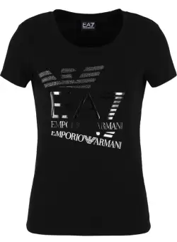 Tricou EA7 W TEE SS EAGLE METALLIC CROSSOVER