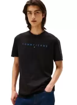 Tricou Tommy Hilfiger TJM REG LINEAR LOGO TEE EXT