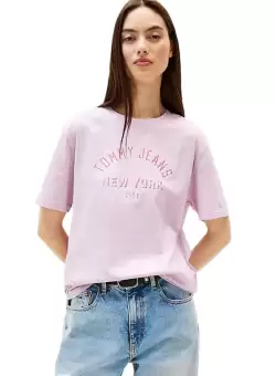 Tricou Tommy Hilfiger TJW RLX VARSITY OVERDYE TEEEXT