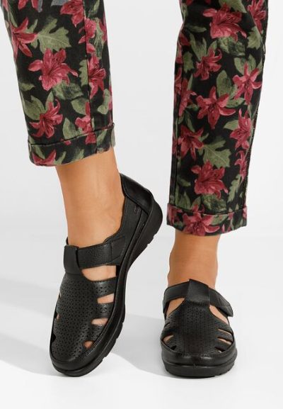 Espadrile dama Gerania negre