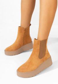 Ghete cu platformă Celestina camel