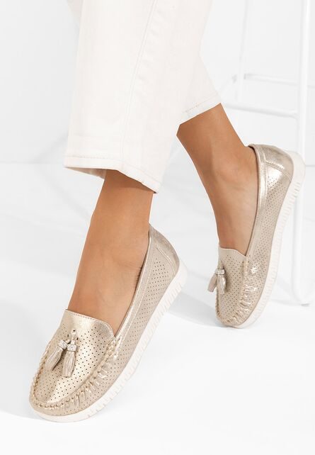 Mocasini dama Sonja V2 bej