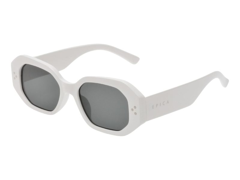 Ochelari de soare EPICA albi, 328948, din pvc