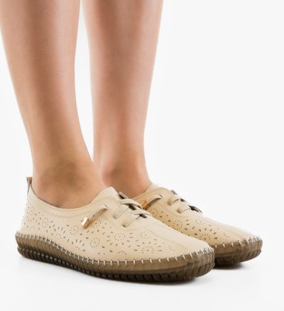 Pantofi Casual Azukar Bej
