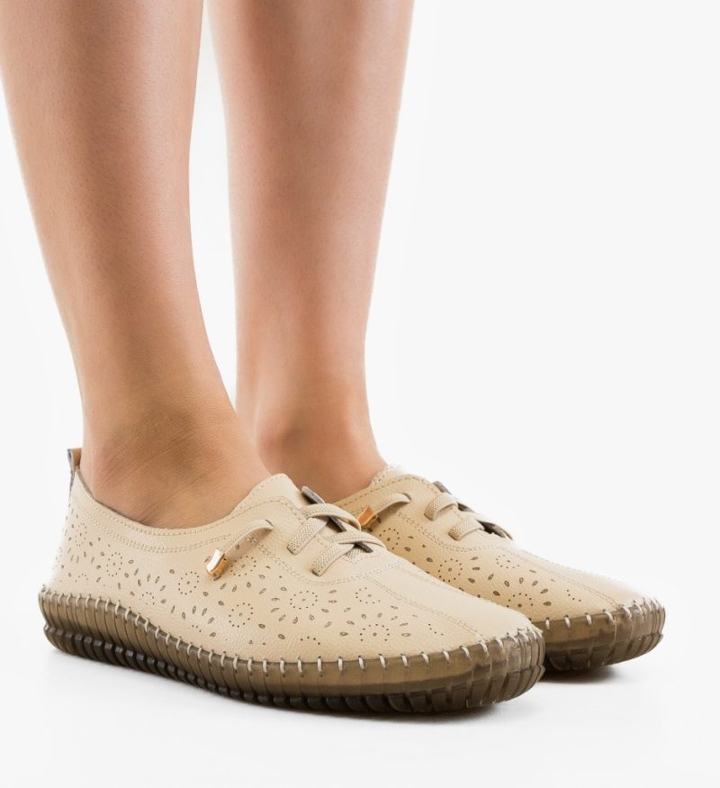 Pantofi Casual Azukar Bej