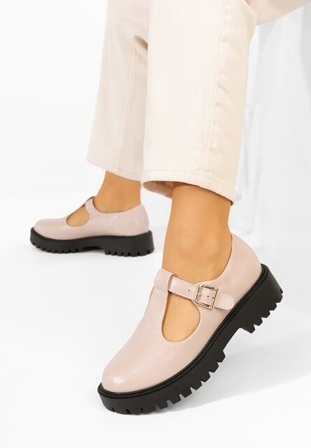 Pantofi casual damă Kenia bej