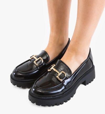 Pantofi casual dama Linese Negri