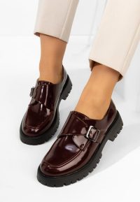Pantofi casual damă Rafila grena