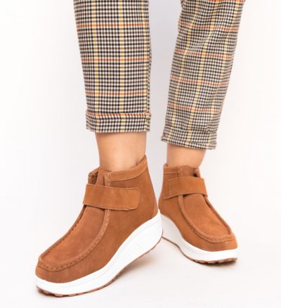 Pantofi Casual Misha Camel
