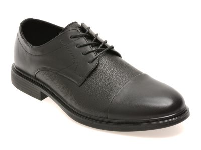 Pantofi eleganti OTTER negri, 5670110, din piele naturala