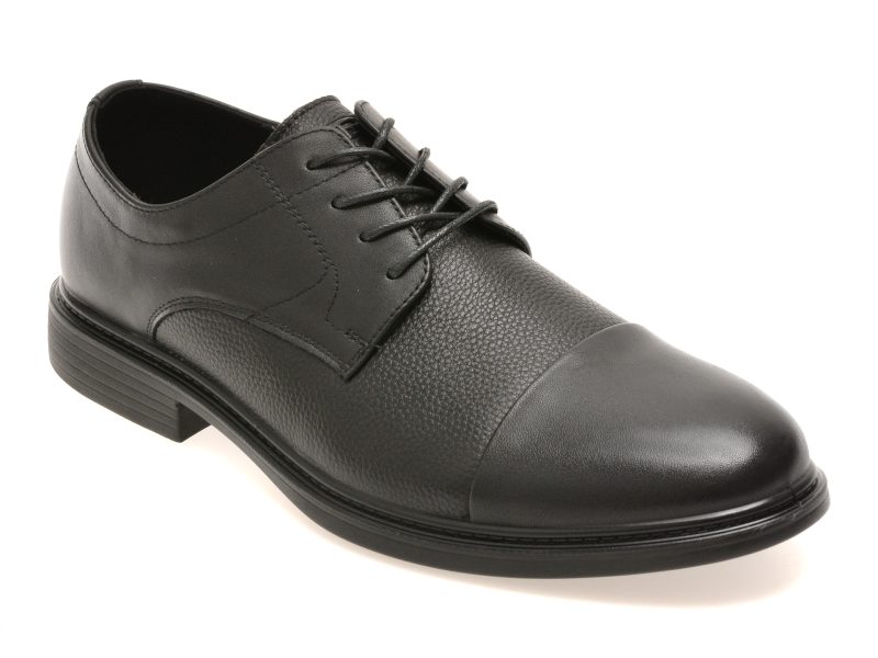 Pantofi eleganti OTTER negri, 5670110, din piele naturala