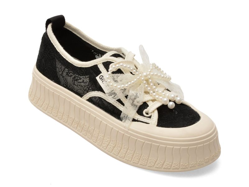 Pantofi GRYXX negri, 278, din material textil
