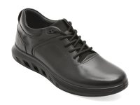 Pantofi OTTER negri, 321809, din piele naturala