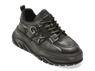 Pantofi sport GRYXX negri, 11028, din piele naturala
