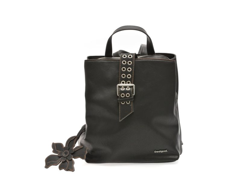 Rucsac DESIGUAL maro, SAKP11, din piele ecologica