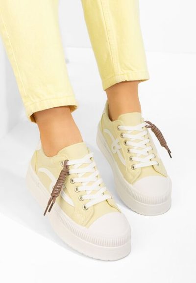 Sneakers cu platformă Altamira galbeni