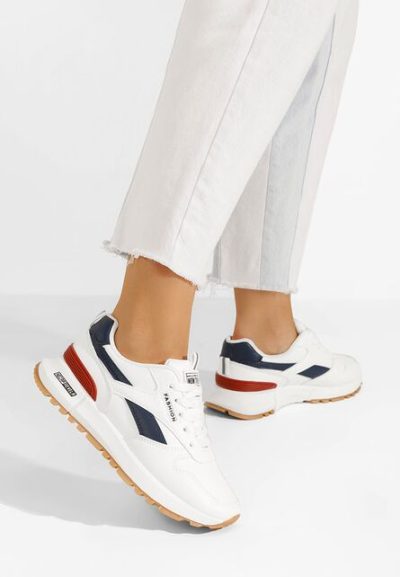 Sneakers dama Lavonna albi