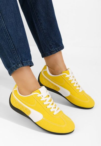 Sneakers dama Midysa galbeni