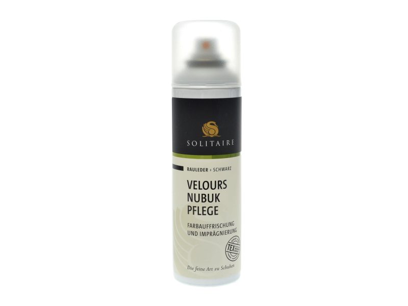 Spray intretinere velour nabuc, de culoare negru, Solitaire